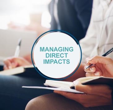 Managing direct impacts